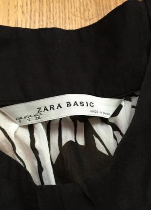 Шикарная блузочка с шелком zara basic 8-10рр2 фото