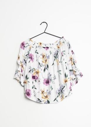 Легка блуза з квітковим принтом3 фото