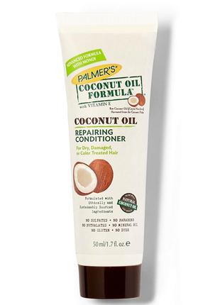 Восстанавливающий кондиционер palmer´s coconut oil formula repairing conditioner 50ml1 фото