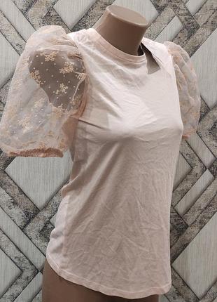 Футболка з пишними рукавами фанаріки