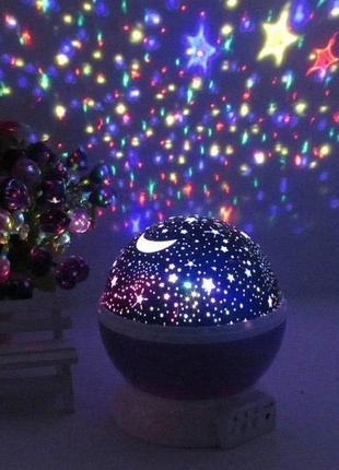 Вращаюшийся нічник-проектор 