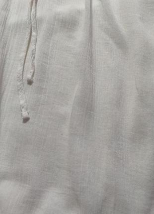 Женская однотонная легкая блуза esmara, размер xs(32/34), белый5 фото