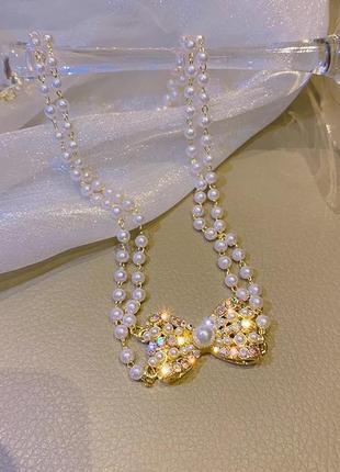 Цепочка ожерелье чокер украшение крепление ожерелье многослойное свадебные весілля ланцюжок10 фото