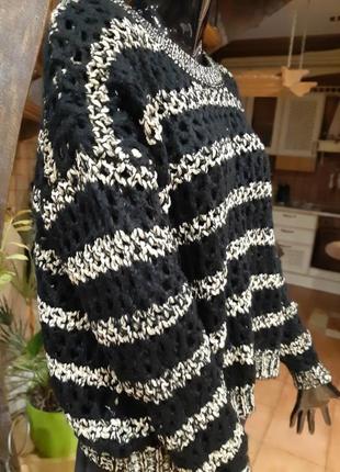 Свитер в полоску oоверсайз 3