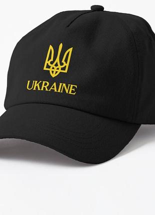 Кепка унисекс с патриотическим принтом  ukraine украина тризуб