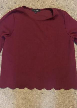 Кофта кофточка блуза блузка бордовая1 фото