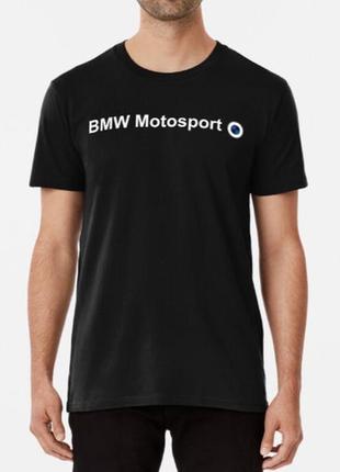 Чоловіча футболка з принтом футболка  бмв bmw motosport