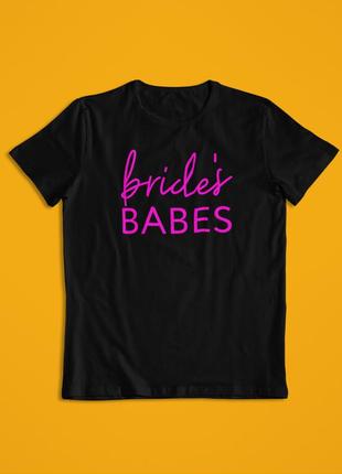 Жіноча футболка для дівич-вечора brides babes для подружок нареченої3 фото