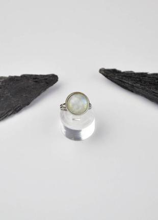 Кольцо с авантюрином, лунным камнем, лабрадором, розовым кварцем, содалитом, сердоликом, малахитом4 фото