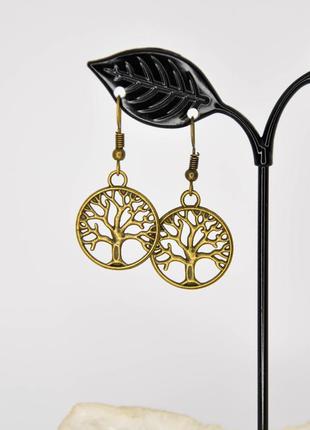 Серьги дерево арт. 77698