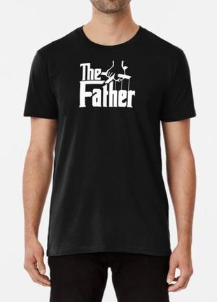 Мужская футболка отец the father черный s1 фото