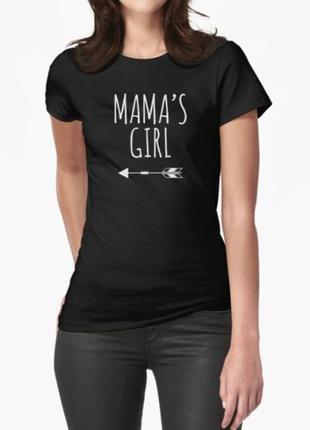 Жіноча футболка маміна дочка, mama's girl для дочки3 фото