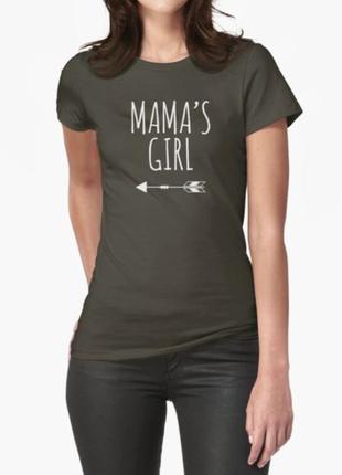 Жіноча футболка маміна дочка, mama's girl для дочки5 фото