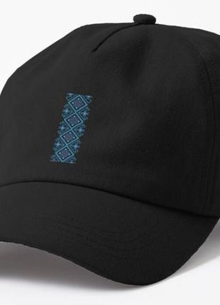 Кепка унисекс с патриотическим принтом украинская вышиванка