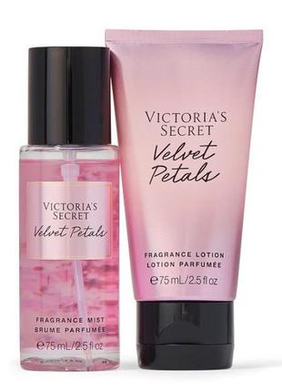 Набір velvet petals gift set , ідея подарунку victoria’s secret