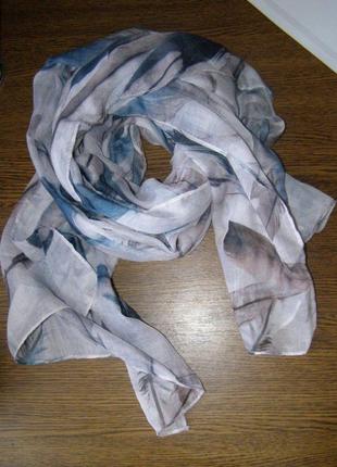 Эксклюзив стильный яркий шарф платок длинный молодежный h&m