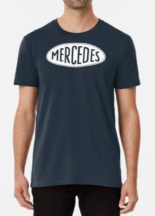 Мужская футболка с принтом  mercedes мерседес3 фото