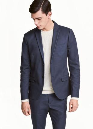 Піджак slim fit h&m розмір 48