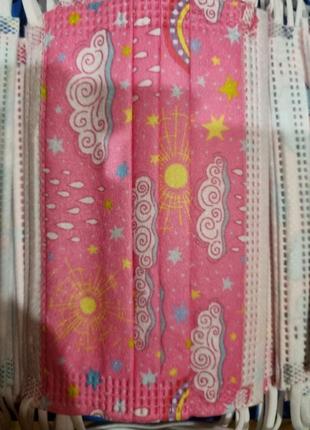 Маски  цветные 5шт 10