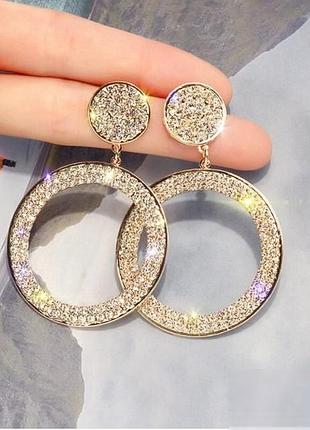 Серьги kaitin jewelry золотистые