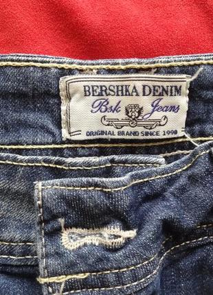 Джинсовая мини-юбка bershka espana куплена в испании бершка короткая юбка4 фото