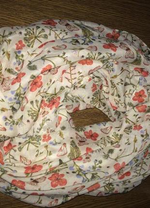 Как новый эксклюзив яркий стильный шарф платок хомут c&a