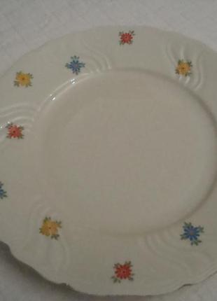 Антикварные красивые тарелки набор 3 шт фарфор германия №д(4)4 фото