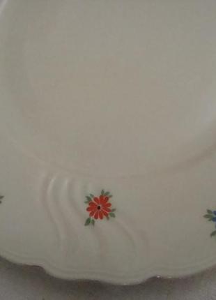 Антикварные красивые тарелки набор 3 шт фарфор германия №д(4)6 фото