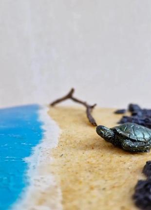 Мініатюра для resin art (епоксидна смола) - черепаха3 фото