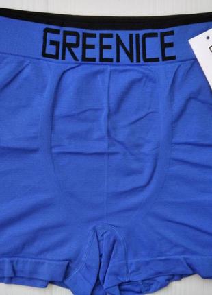 Боксери чоловічі greenice синій m\l 4379