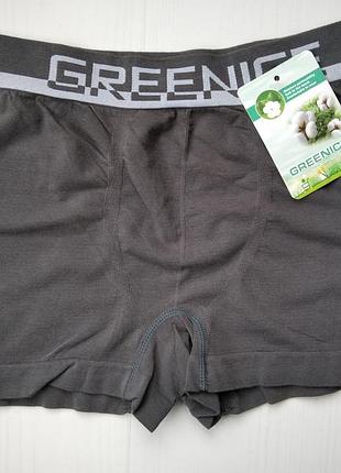 Боксеры мужские greenice бесшовные серый темный m\l 4332
