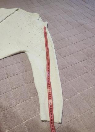 Стильна кофта з перлинами h&m 5