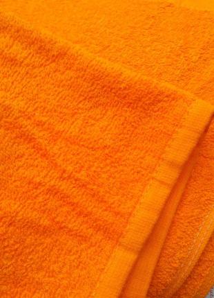 Полотенце махровое lotus 30х50 оранжевое 420
