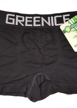 Боксеры мужские greenice бесшовные черный l 4580