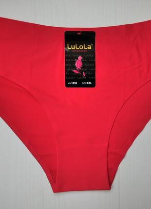 Трусики lulola безшовні червоний xxl 48/50 1236