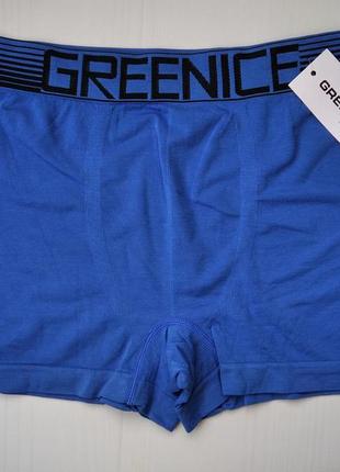 Боксеры мужские greenice бесшовные синий xl\xxl 4536