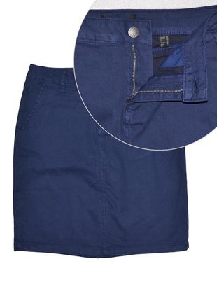 Джинсовая юбка выше колен c карманами, два размера 44 и 46ru от tcm tchibo