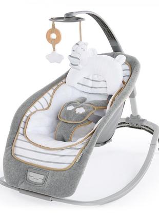 Крісло-шезлонг ingenuity boutique collection bella teddy з режимом вібрації