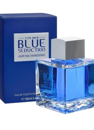 Чоловічі па рфуми antonio banderas blue seduction 100 ml4 фото