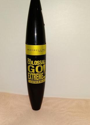 Maybelline colossal go extreme volum. туш для вій