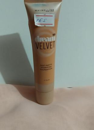 Maybelline dream velvet foundation. тональный крем для лица 21 оттенок1 фото