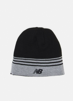 Шапка двохстороння new balance reversible beanie1 фото