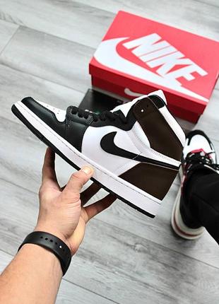 Кросівки nike air jordan 1 brown5 фото