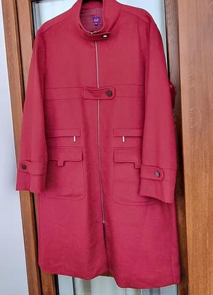 Легке пальто з вовни та кашеміру