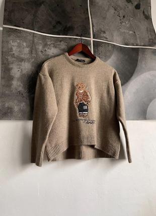 Свитер кардиган премиум в стиле polo ralph lauren