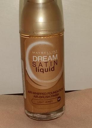 Maybelline dream satin fluide. тональный крем 045 оттенок