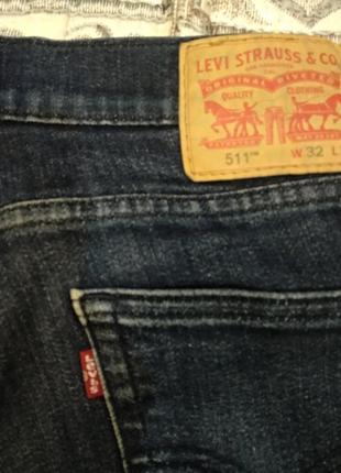 Джинсы levis 511 7