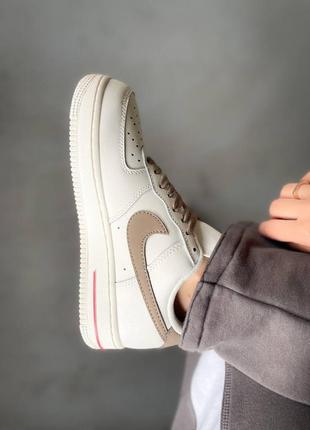 Кросівки nike air force 1 low premium white/brown3 фото