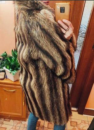 Шикарна сучасна шуба з єноту