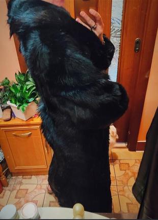 Сучасна шуба з вовку, шакарний ворот